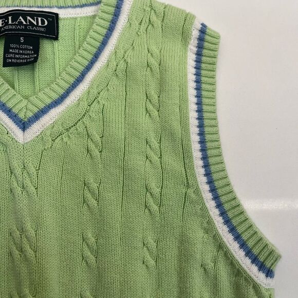 Boys Cable Knit Sweater Vest - Picture 3 of 7